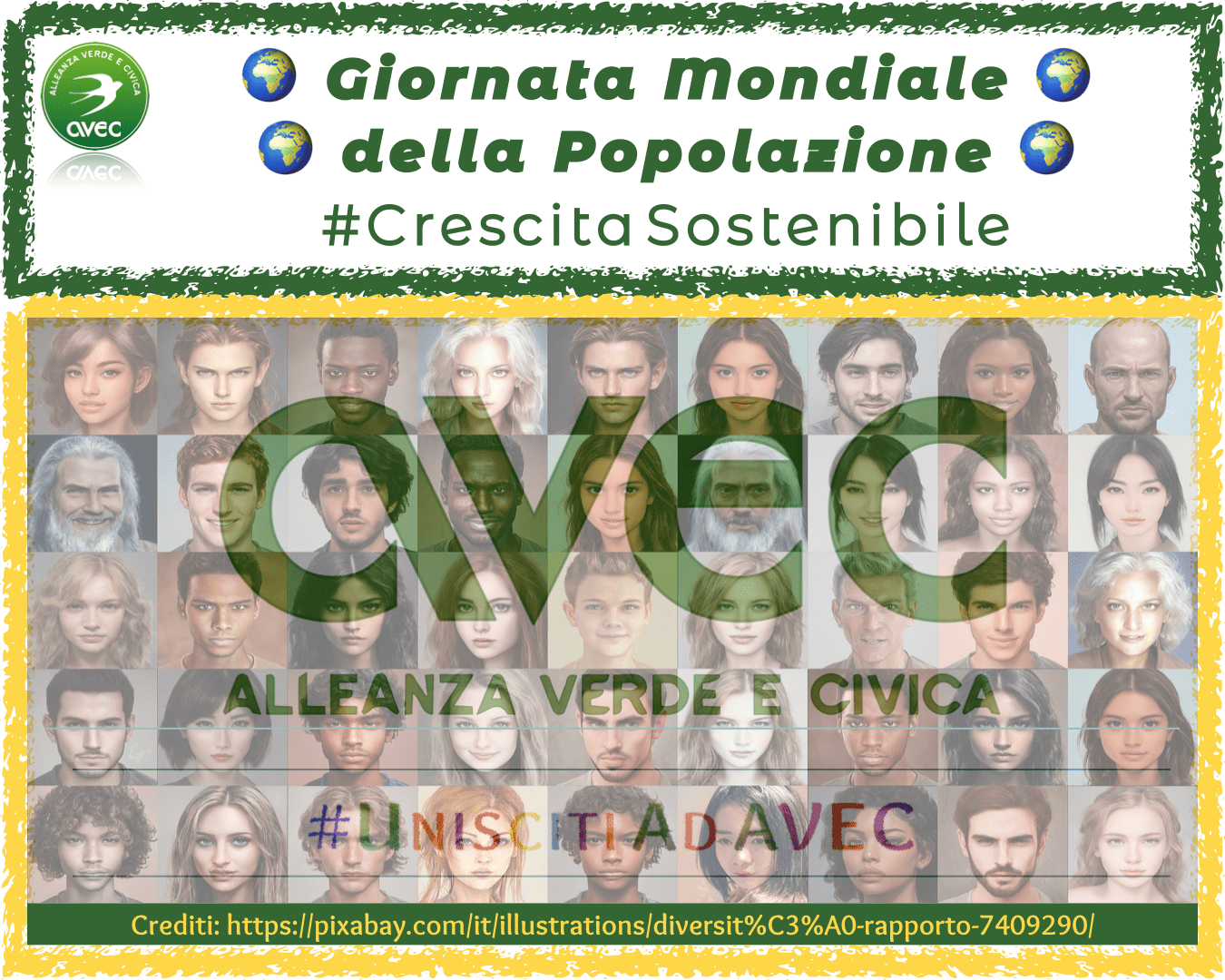 Giornata Mondiale Popolazione - AVEC